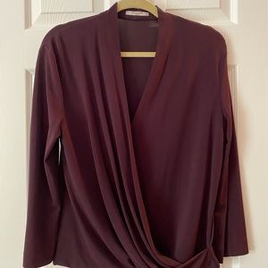 •SOLD• MM Lafleur Deneuve Blouse, Blackberry M